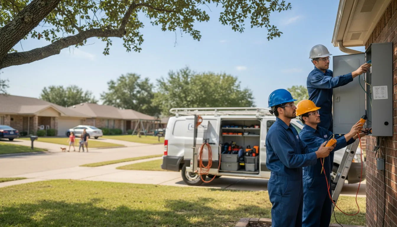 Certified electrician providing emergency electrical services in Concord, GA